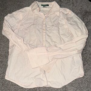 Ralph Lauren Women’s Button Cream Colored Shirt
